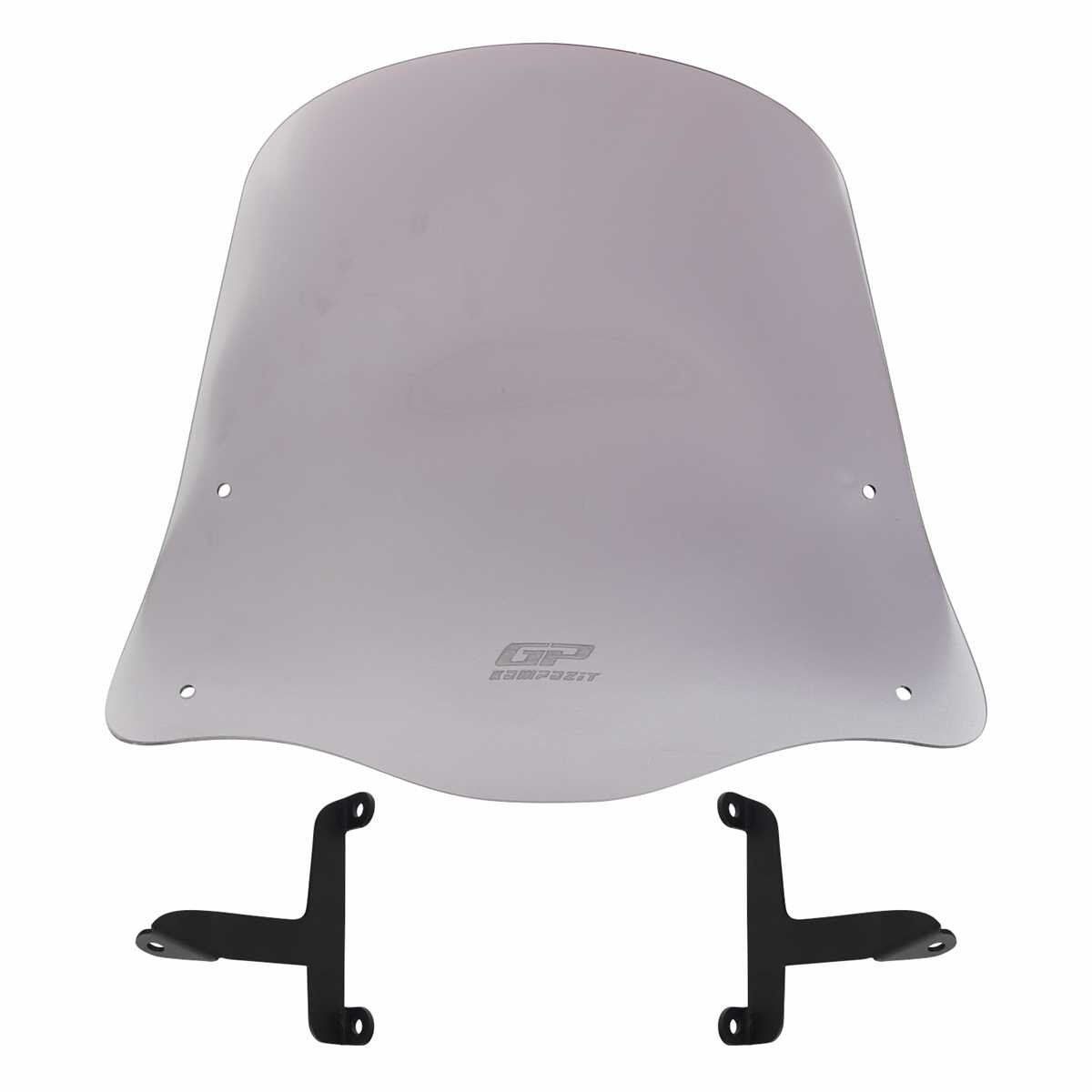 GP Kompozit Scooter Universal 2020 Uyumlu Ön Cam Füme 42 cm