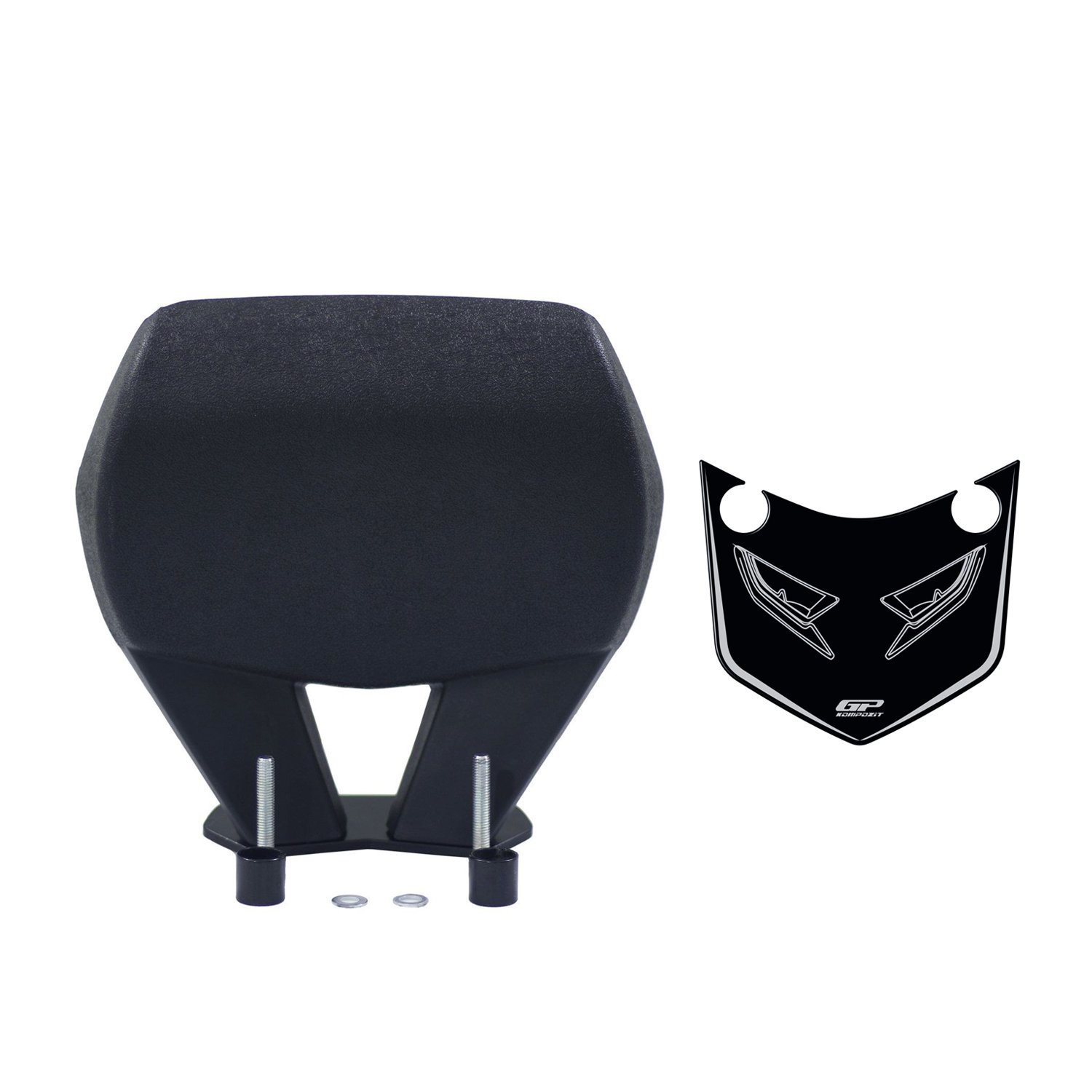 GP Kompozit Honda PCX 125 / 150 2014-2025 Uyumlu Spor Sissy Bar Siyah