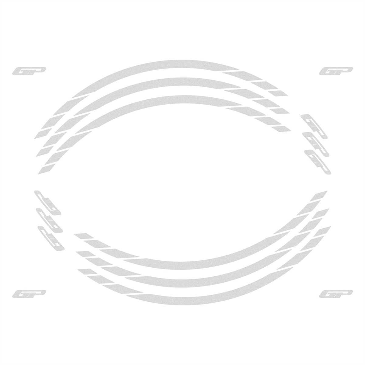 GP Kompozit Universal Tek Jant Şeridi Reflektif Gri