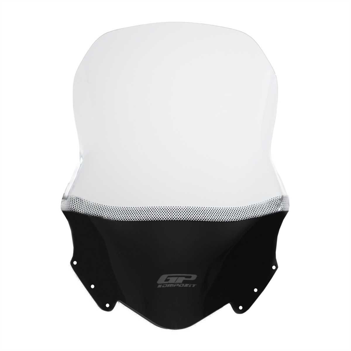 GP Kompozit Yamaha XMAX 250 / 400 2014-2017 Uyumlu Baskılı Ön Tur Camı Şeffaf 65 cm