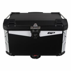 GP Kompozit Universal 75 lt Alüminyum Motosiklet Çantası Siyah