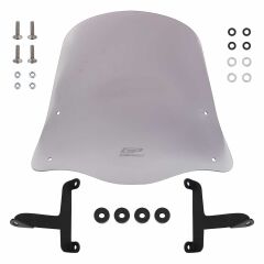 GP Kompozit Scooter Universal 2020 Uyumlu Ön Cam Füme 42 cm