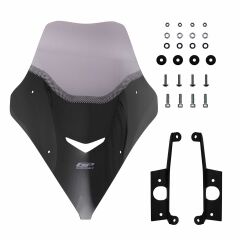 GP Kompozit SYM Jet X 125 2022-2025 Uyumlu Kısa Ön Cam Füme 56 cm