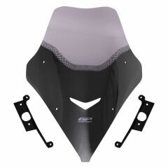 GP Kompozit SYM Jet X 125 2022-2025 Uyumlu Kısa Ön Cam Füme 56 cm