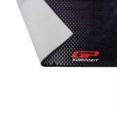 GP Kompozit Universal Motosiklet Halısı Siyah S-KIRMIZI