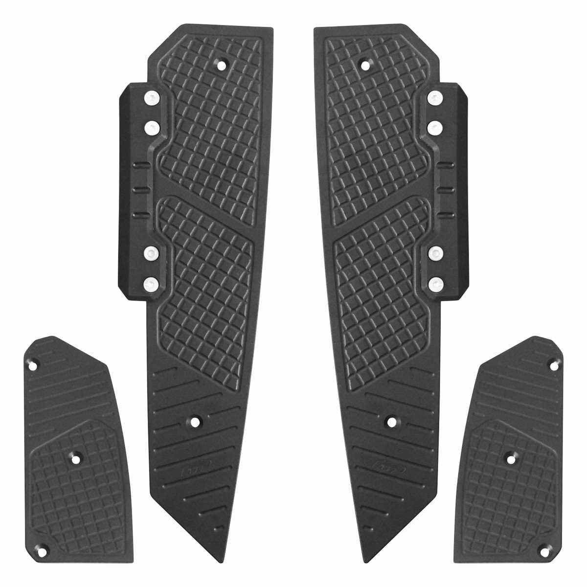 GP Kompozit Honda Forza 250 2018-2025 Uyumlu Basamak Alüminyum Siyah