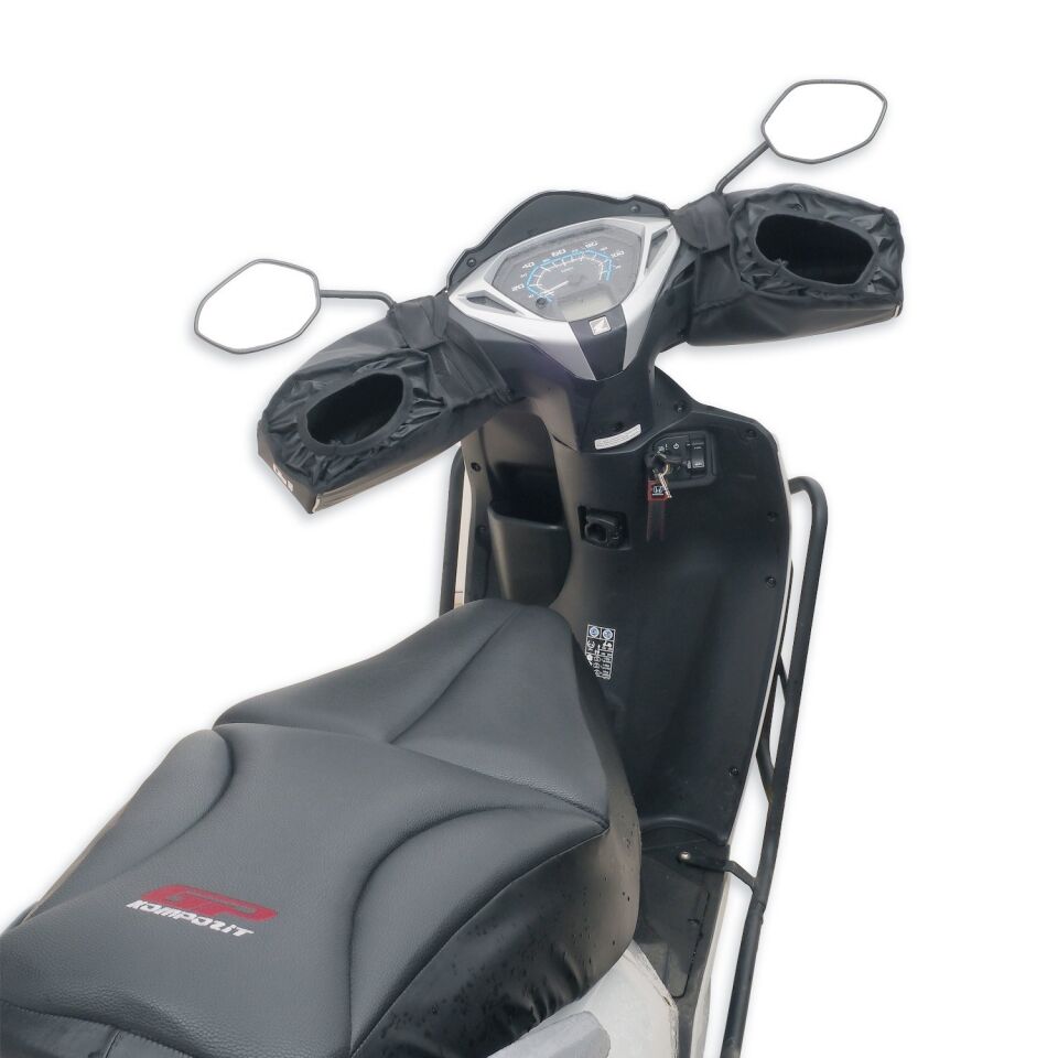 GP Kompozit Universal Naked / Max Scooter El Korumalı Rüzgarlık Siyah