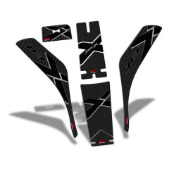 GP Kompozit SYM Jet X 125 2022-2025 Uyumlu Tank Pad Seti Karbon