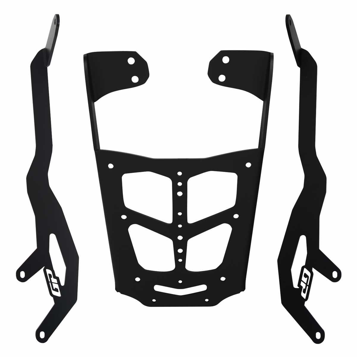 GP Kompozit Bajaj Pulsar NS 200 2011-2025 Uyumlu Arka Çanta Demiri Siyah