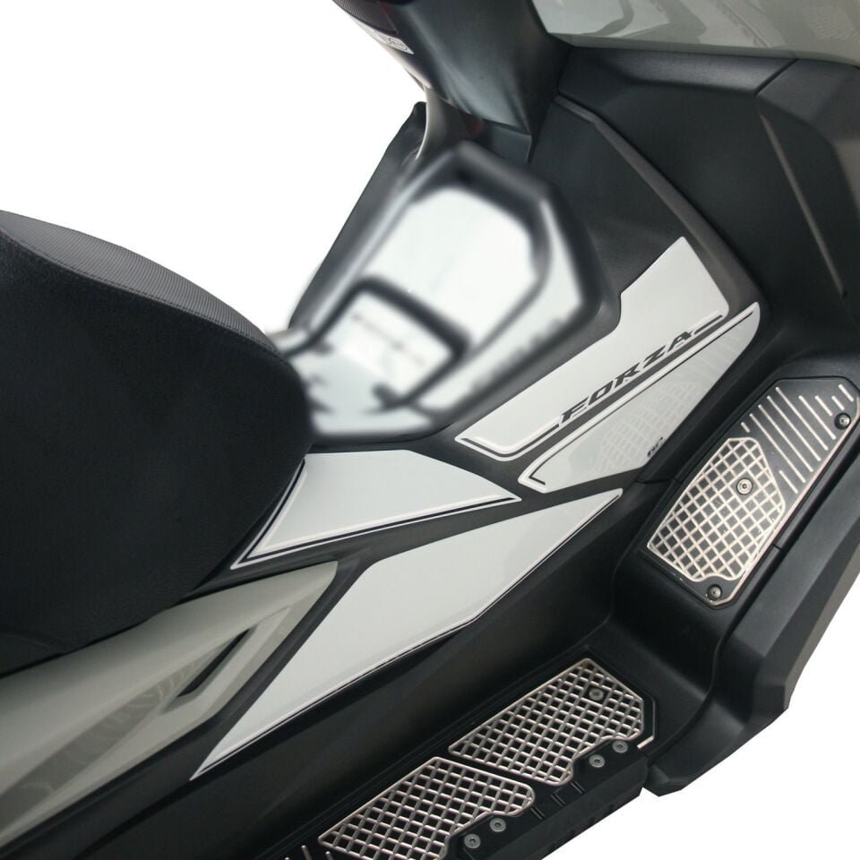 GP Kompozit Honda Forza 250 2018-2025 Uyumlu Yan Alt Ayak Pad Nardo Gri