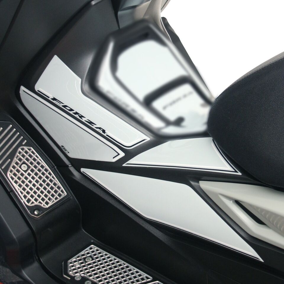 GP Kompozit Honda Forza 250 2018-2025 Uyumlu Yan Alt Ayak Pad Nardo Gri