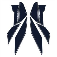 GP Kompozit Honda Forza 250 2018-2025 Uyumlu Yan Alt Ayak Pad Lacivert