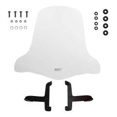 GP Kompozit Scooter Universal 2020 Uyumlu Elcikli Ön Cam Şeffaf 59 cm