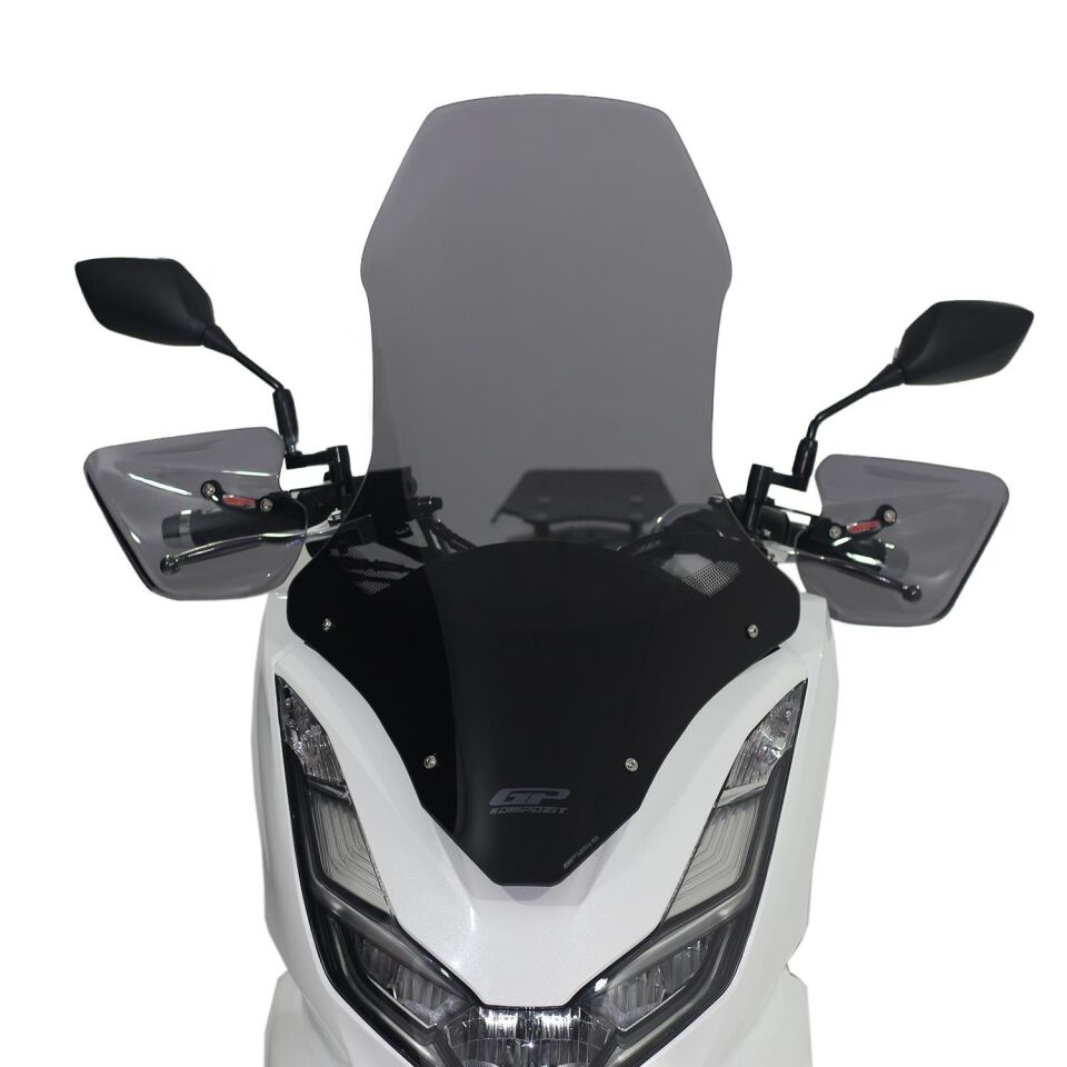 GP Kompozit Honda PCX 125 2021-2024 Uyumlu Ön Tur Camı Füme 79 cm