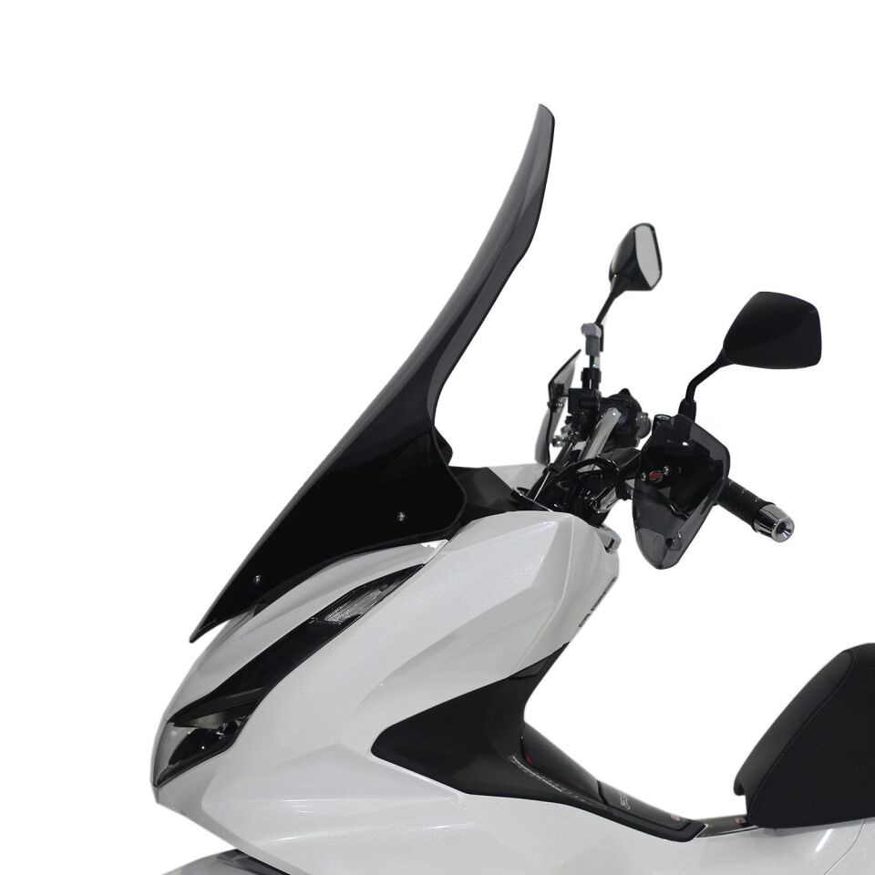 GP Kompozit Honda PCX 125 2021-2024 Uyumlu Ön Tur Camı Füme 79 cm