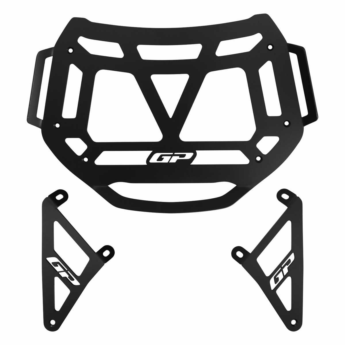 GP Kompozit Honda ADV 350 2023-2025 Uyumlu Çanta Üstü Demiri Siyah