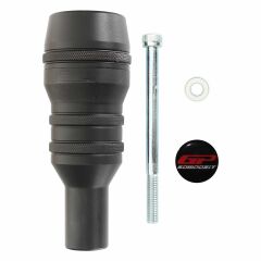 GP Kompozit Yamaha MT-25 2015-2025 Uyumlu Egzoz Koruma Takozu Siyah