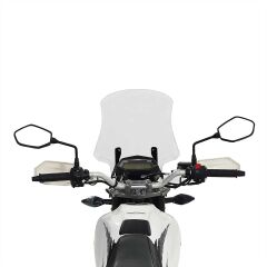 GP Kompozit Hero X-Pulse 200 2020-2024 Uyumlu Tur Camı Füme 49 cm