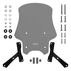 GP Kompozit Hero X-Pulse 200 2020-2024 Uyumlu Tur Camı Füme 49 cm