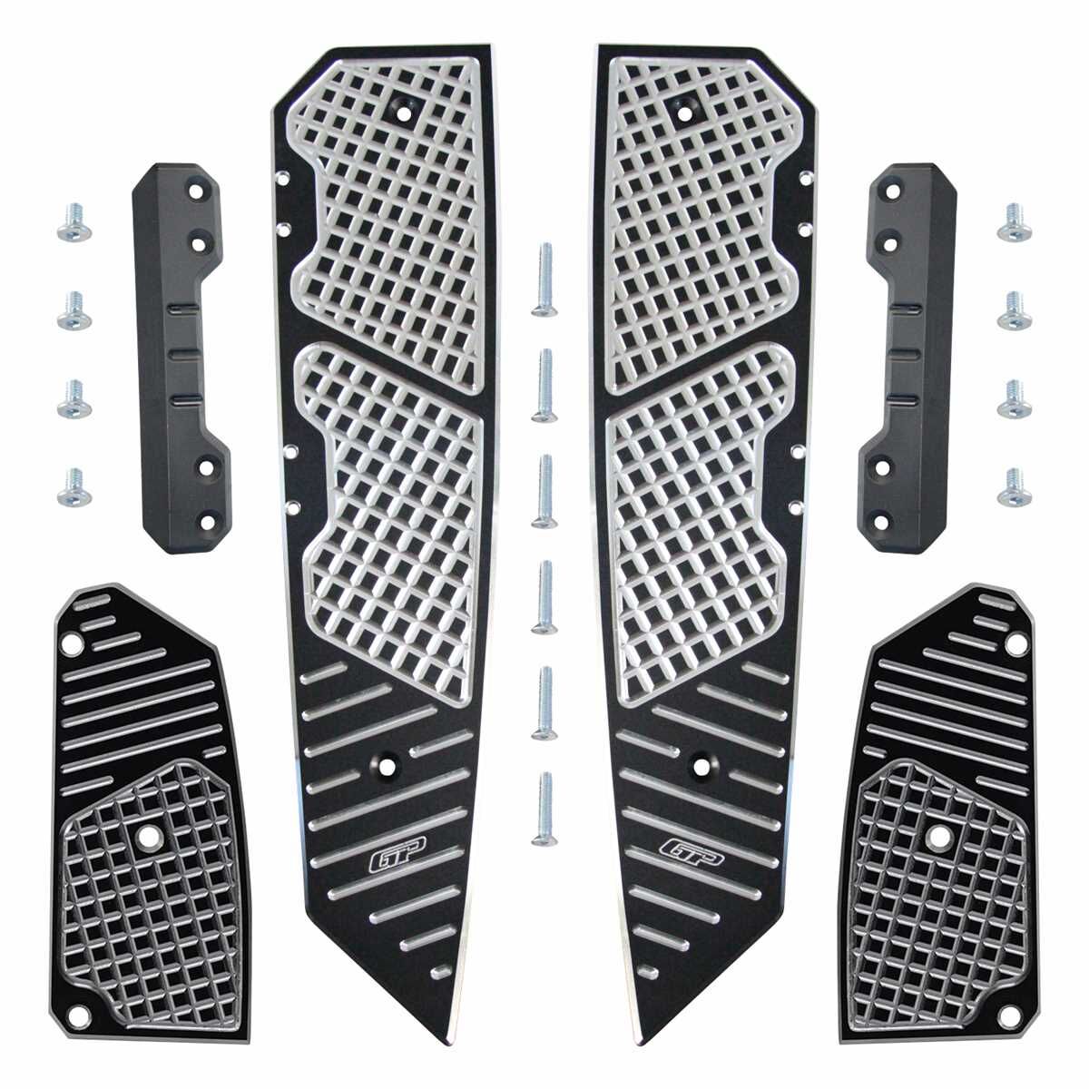 GP Kompozit Honda Forza 250 2018-2025 Uyumlu Basamak Alüminyum Gri