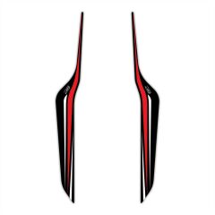 GP Kompozit Honda PCX 125 2021-2024 Uyumlu Kuyruk Pad Kırmızı