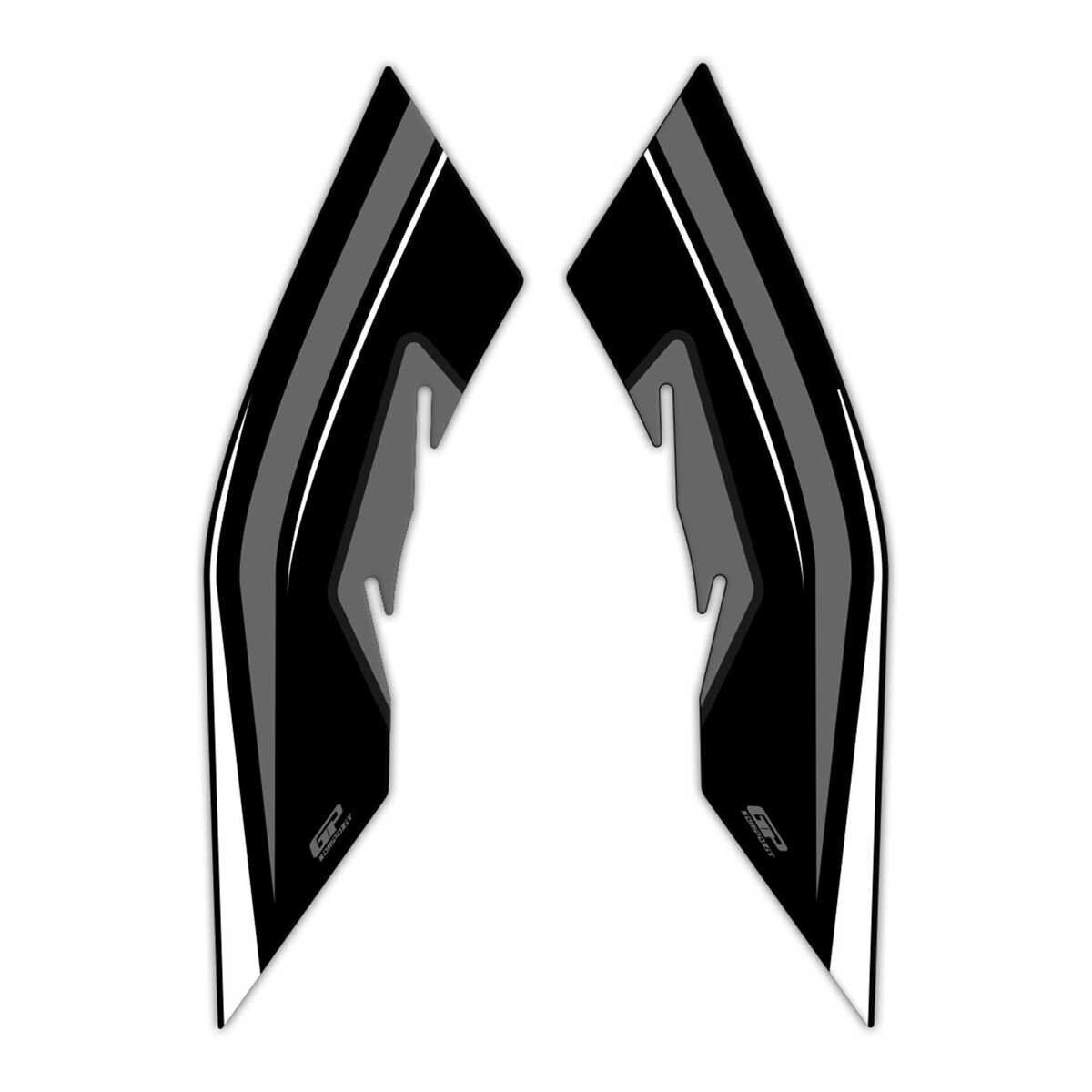 GP Kompozit Honda PCX 125 2021-2024 Uyumlu Yan Ayak Pad Gri