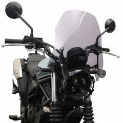 GP Kompozit Honda CL 250 2023-2024 Uyumlu Ön Cam Füme 39 CM