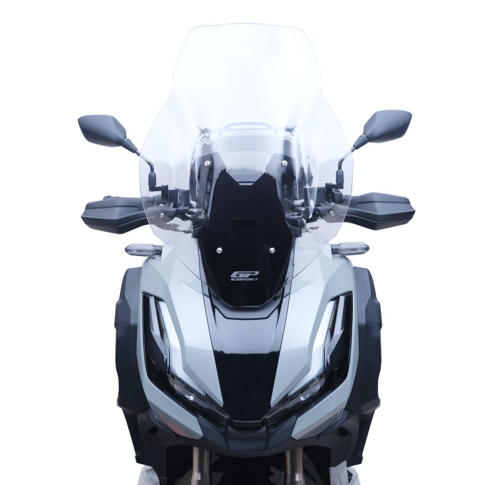 GP Kompozit Honda ADV 350 2023-2025 Uyumlu Baskılı Ön Cam Şeffaf 62 CM
