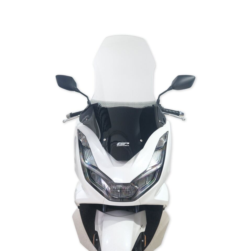 GP Kompozit Honda PCX 125 2021-2024 Uyumlu Ön Tur Camı Şeffaf 79 cm