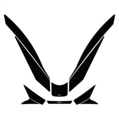 GP Kompozit Honda PCX 125 2021-2024 Uyumlu Ön Grenaj Pad Siyah