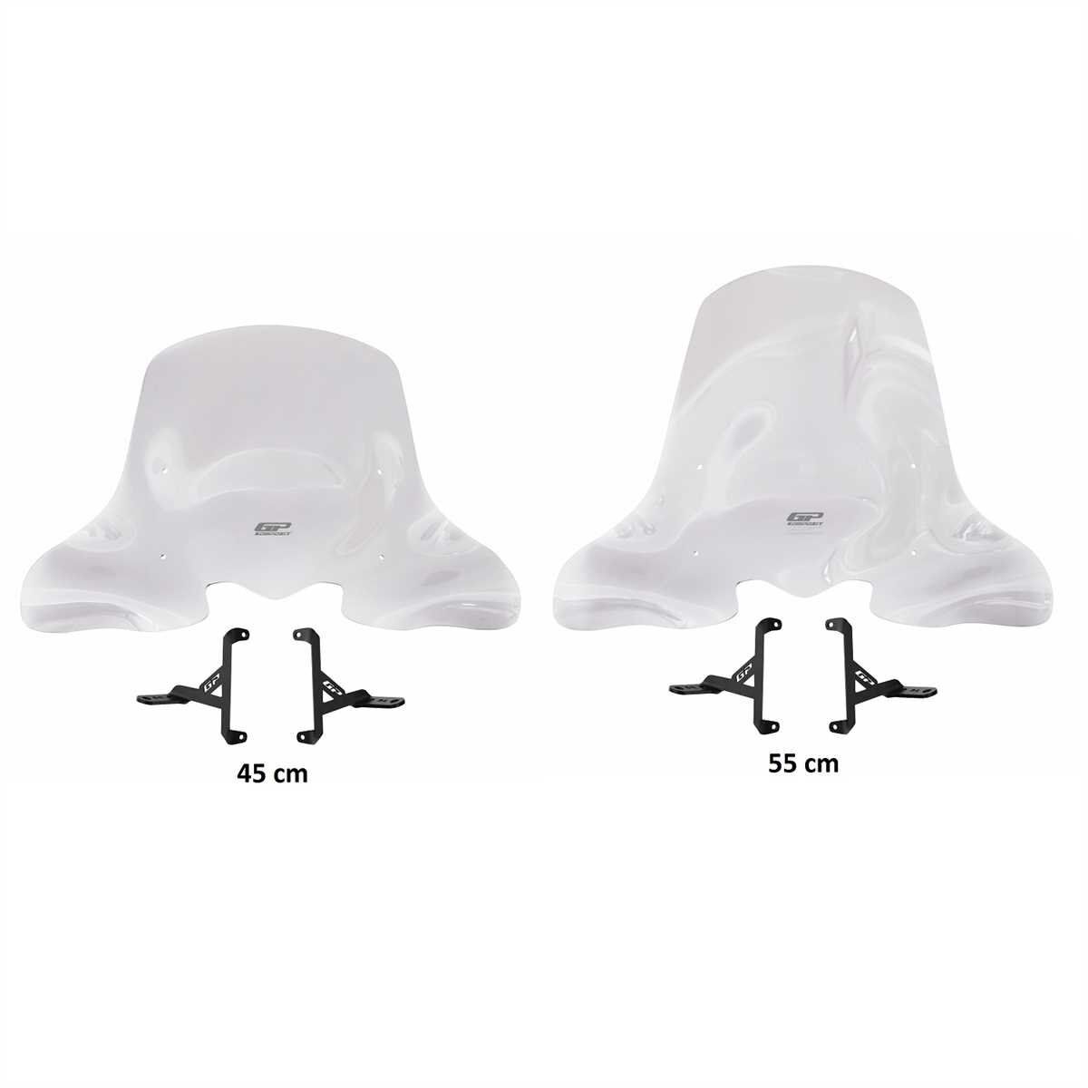 GP Kompozit Honda SH 125 2024-2025 Uyumlu Ön Cam Şeffaf