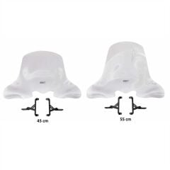 GP Kompozit Honda SH 125 2024-2025 Uyumlu Ön Cam Şeffaf