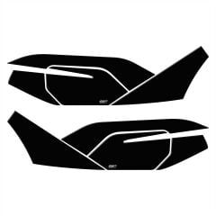 GP Kompozit Honda PCX 125 2021-2024 Uyumlu Yan Alt Ayak Pad Siyah