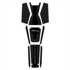 GP Kompozit Honda ADV 350 2023-2024 Uyumlu Tank Pad Seti Karbon