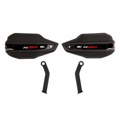 GP Kompozit Bajaj Pulsar N 250 2022-2024 Uyumlu Plastik Elcik Koruma Siyah