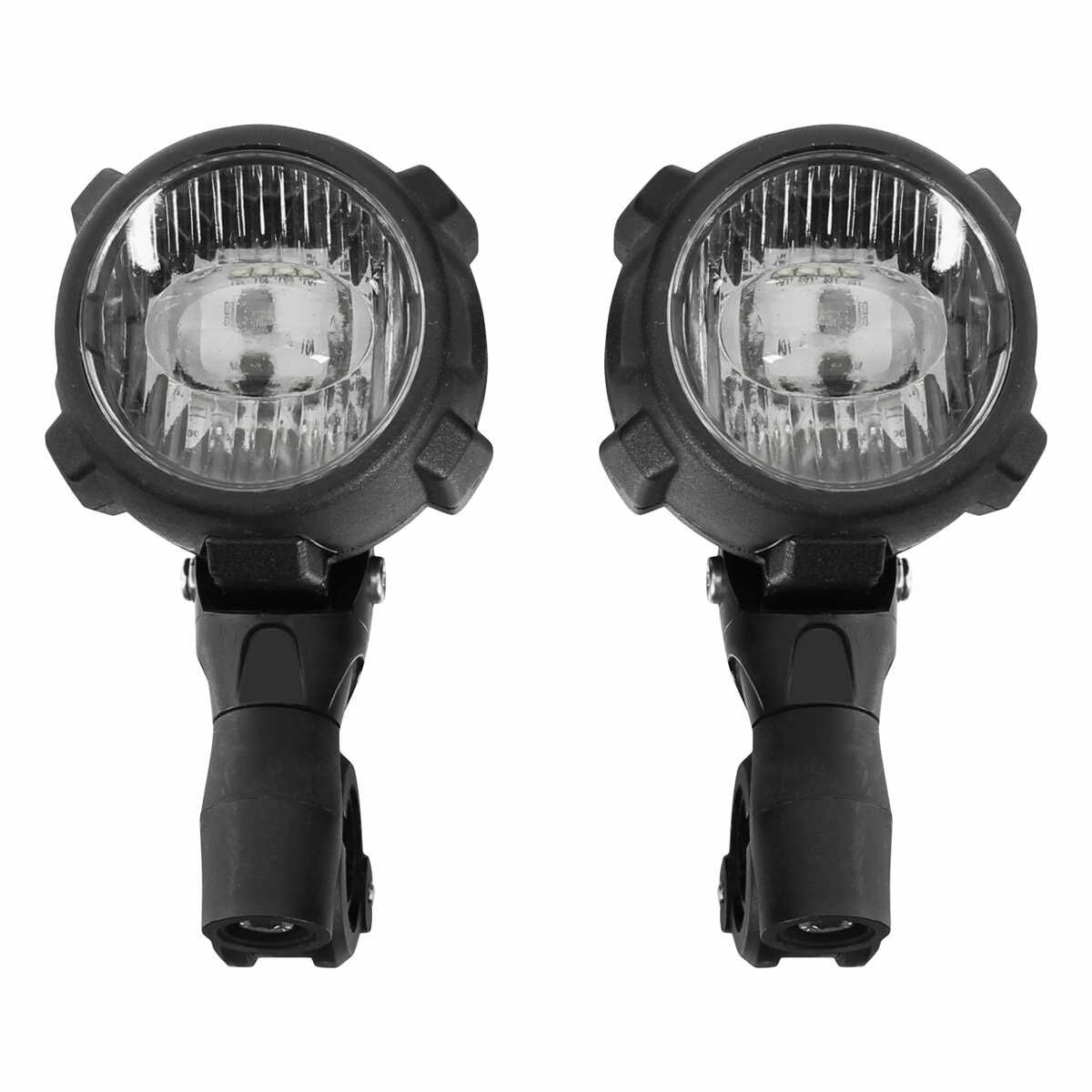 GP Kompozit Large Universal Motosiklet Sis Farı Seti Siyah