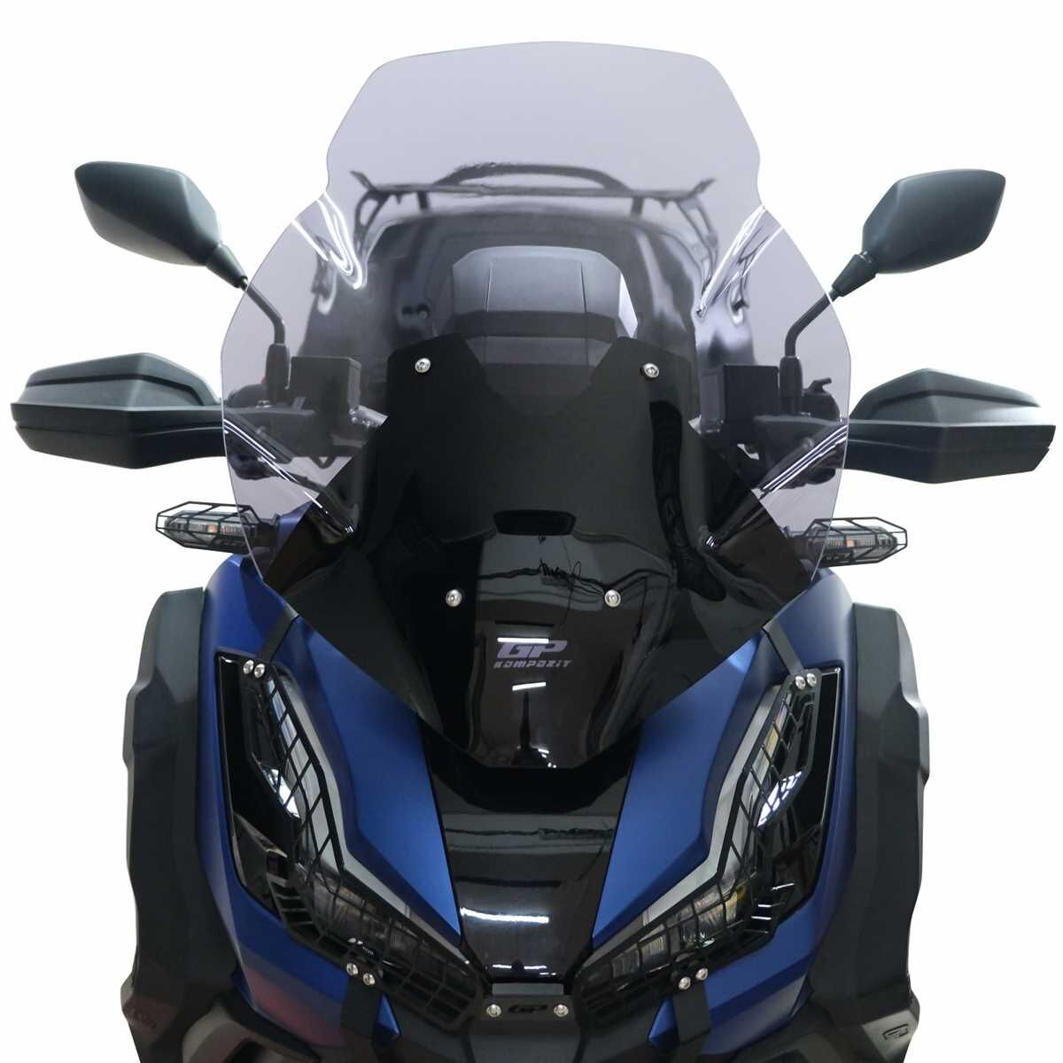 GP Kompozit Honda ADV 350 2023-2025 Uyumlu Baskılı Ön Cam Füme 62 cm