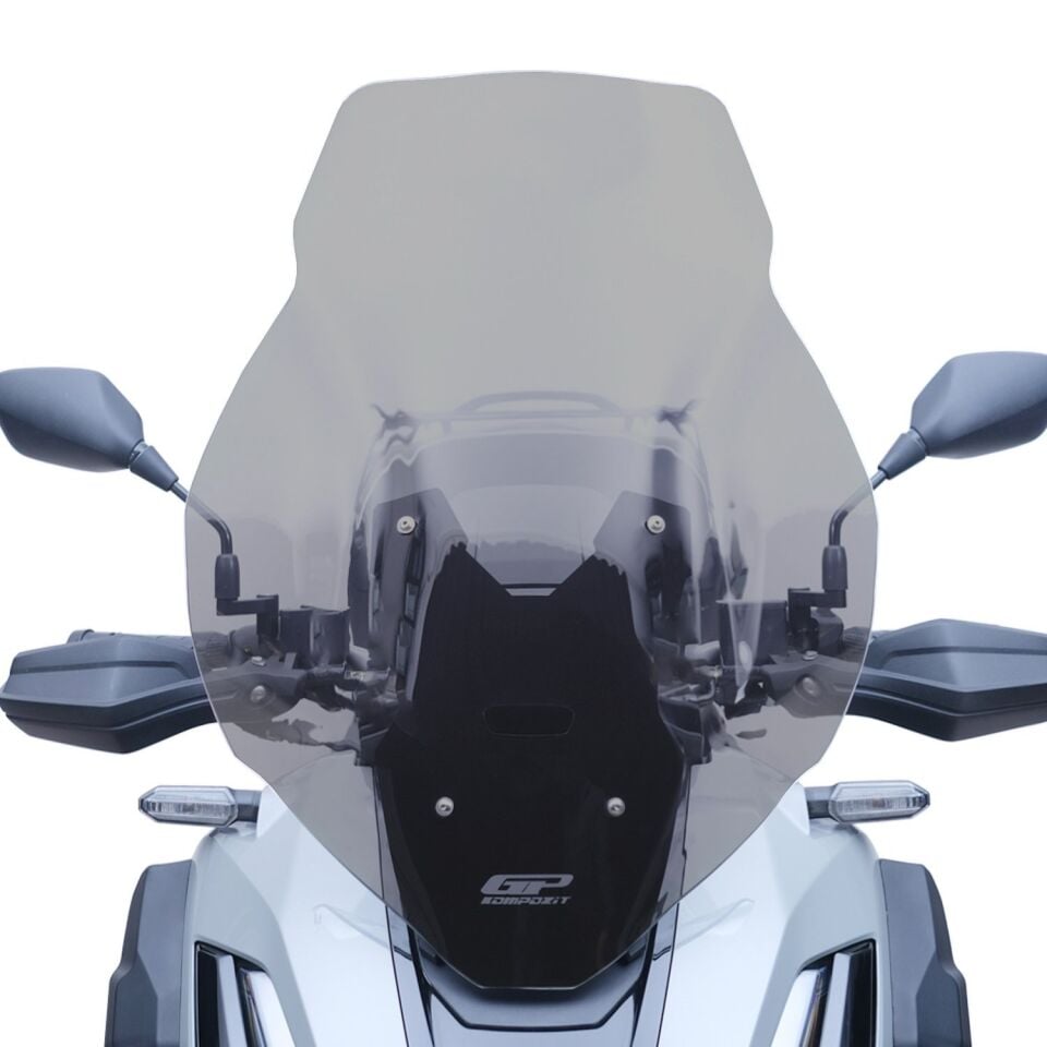 GP Kompozit Honda ADV 350 2023-2025 Uyumlu Baskılı Ön Cam Füme 62 cm