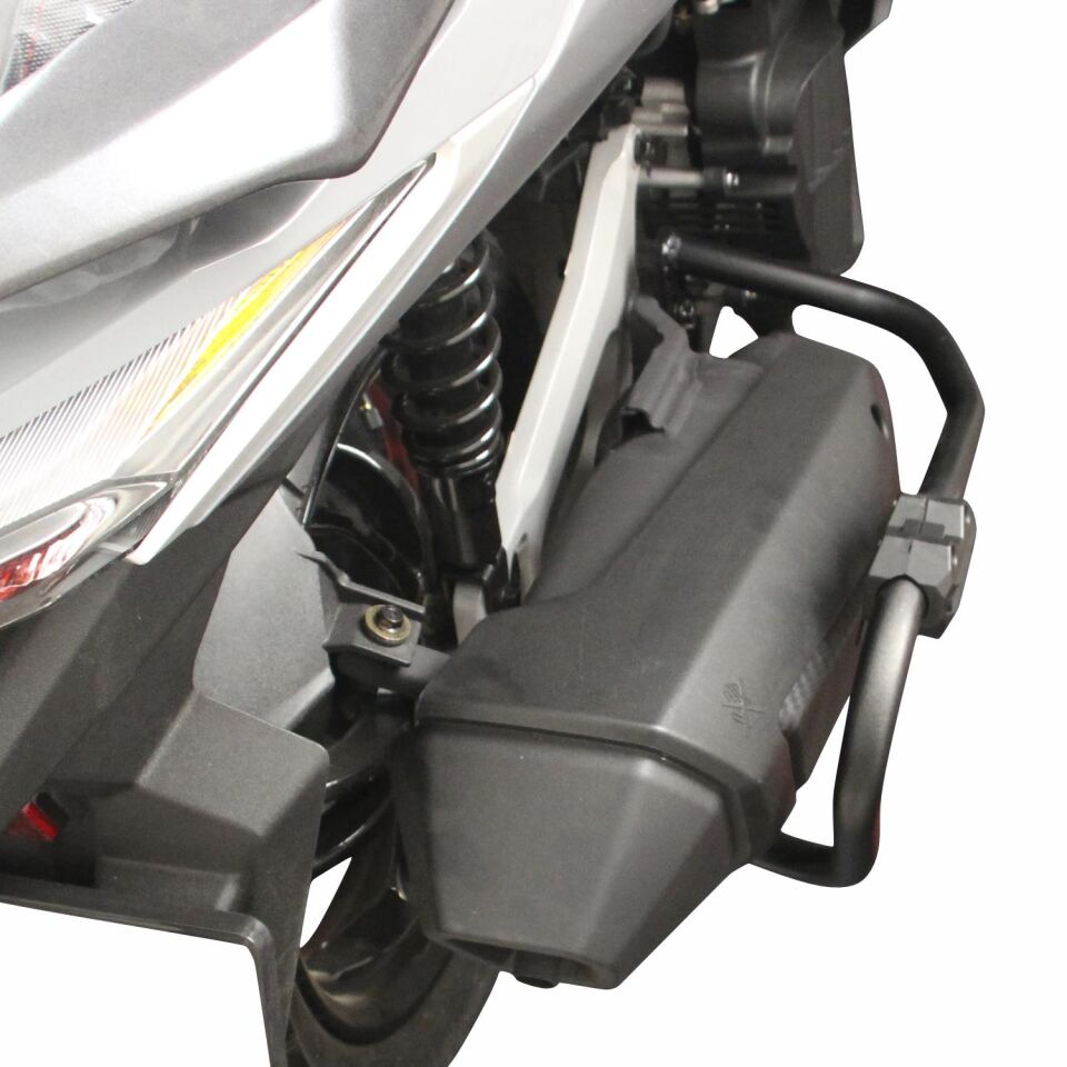 GP Kompozit SYM Jet X 125 2022-2024 Uyumlu Egzoz Koruma Demiri Siyah