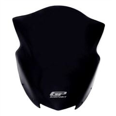 GP Kompozit Bajaj Dominar 250 / 400 2017-2024 Uyumlu Kısa Ön Cam Siyah 37 cm