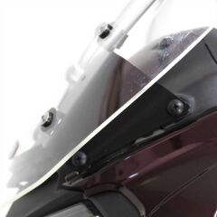 GP Kompozit Bajaj Dominar 250 / 400 2017-2024 Uyumlu Ön Tur Camı Şeffaf 59 cm
