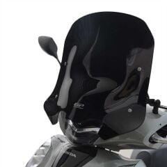 GP Kompozit Honda SH 125 2024-2025 Uyumlu Kısa Ön Cam Siyah 41 cm
