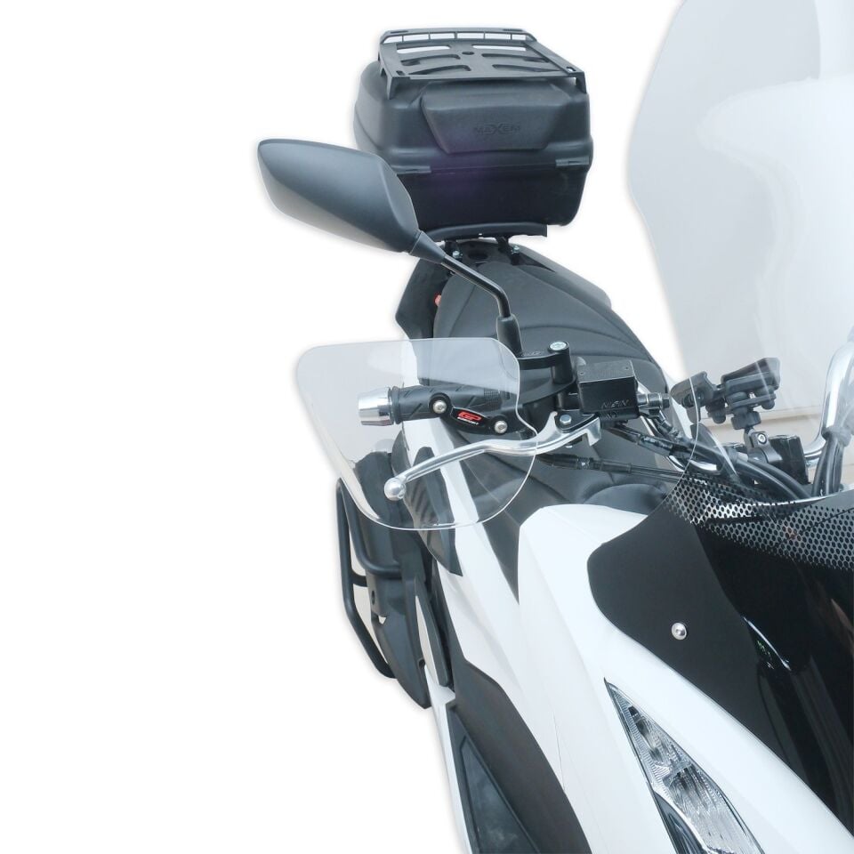 GP Kompozit Honda PCX 125 / 150 2018-2024 Uyumlu Elcik Koruma Şeffaf