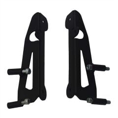 GP Kompozit Honda PCX 125 / 150 2011-2025 Uyumlu Arka Çanta Demiri Siyah