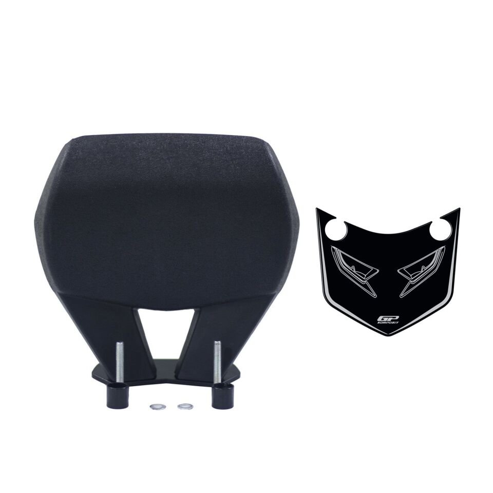 GP Kompozit Honda PCX 125 / 150 2014-2025 Uyumlu Spor Sissy Bar Siyah