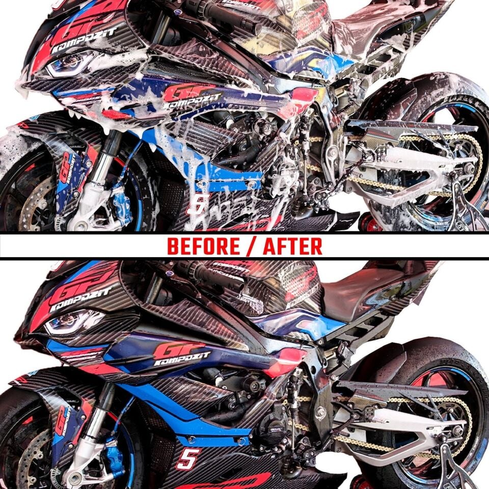 GP Kompozit 11 Parça Motosiklet Bakım ve Temizlik Seti