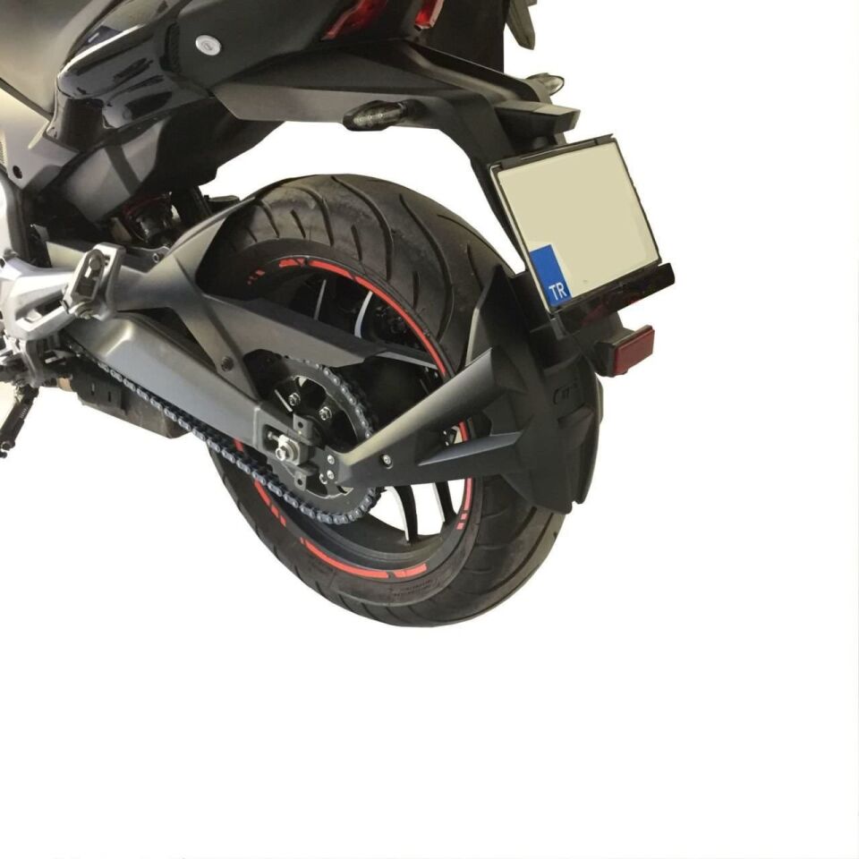GP Kompozit Bajaj Dominar 250 / 400 2017-2024 Uyumlu Arka Çamur Sıyırıcı Siyah