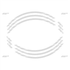 GP Kompozit Universal Tek Jant Şeridi Reflektif Gri 19''