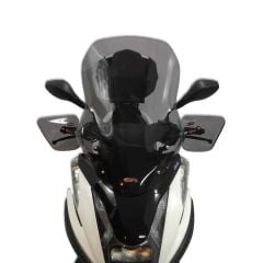 GP Kompozit Yamaha Tricity 2014-2023 Uyumlu Ön Tur Camı Füme 60 cm