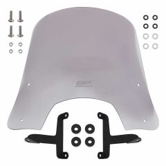 GP Kompozit Scooter Universal Kısa Ön Cam Füme 42 cm